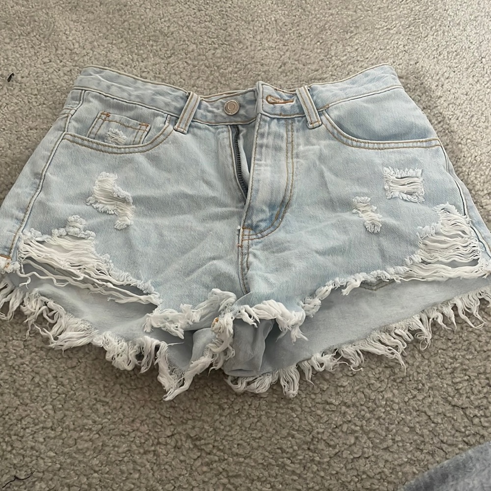 Light blue Jean shorts